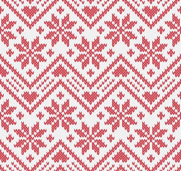 Motif tricoté sans couture — Image vectorielle