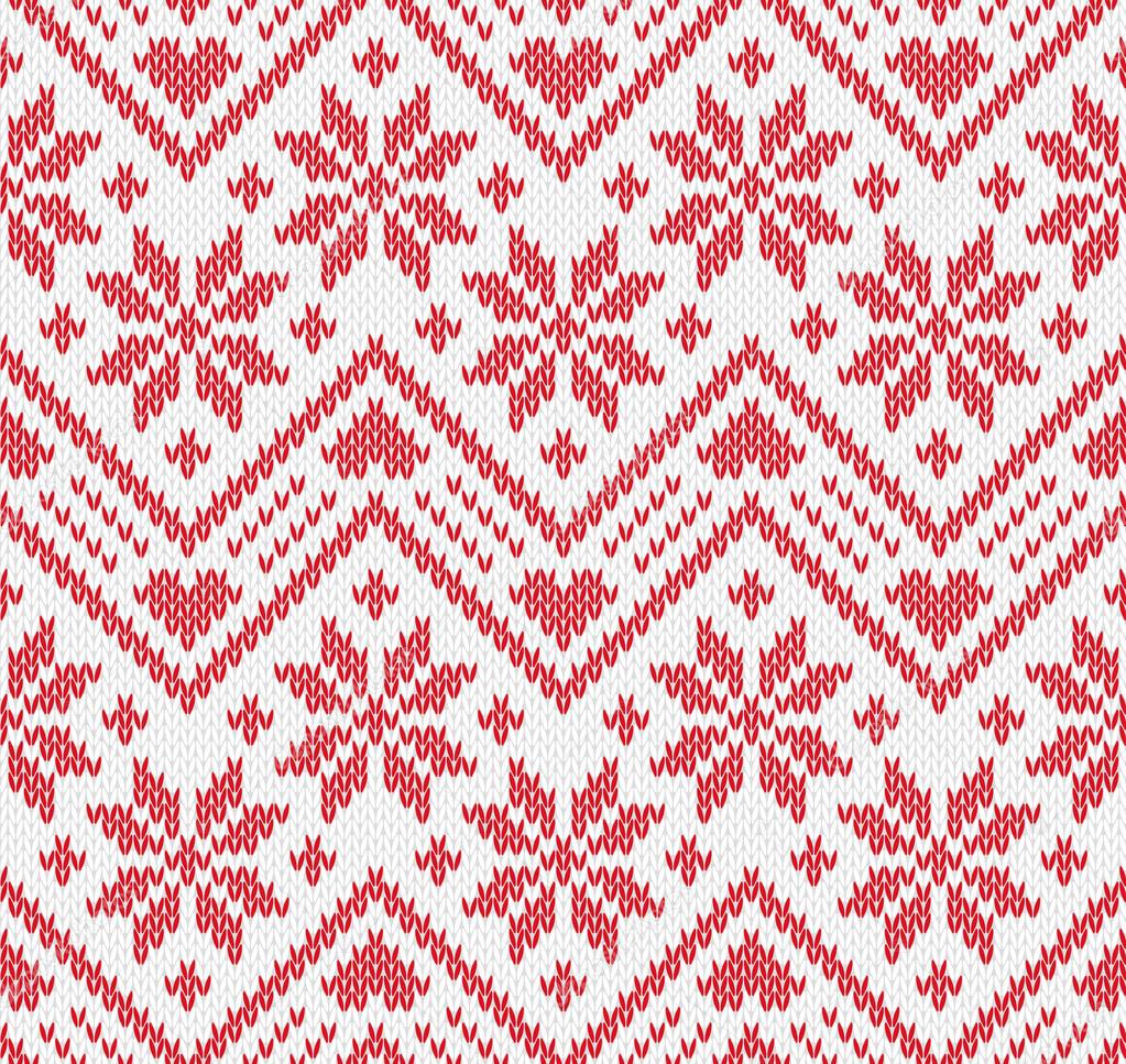 Knitted seamless pattern