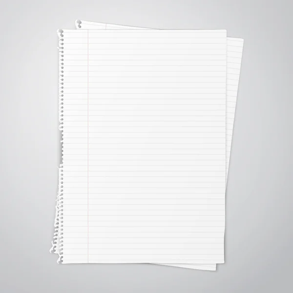 boş kağıt sayfası.