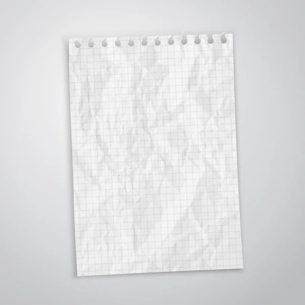 Empty paper sheet. — Stock Vector