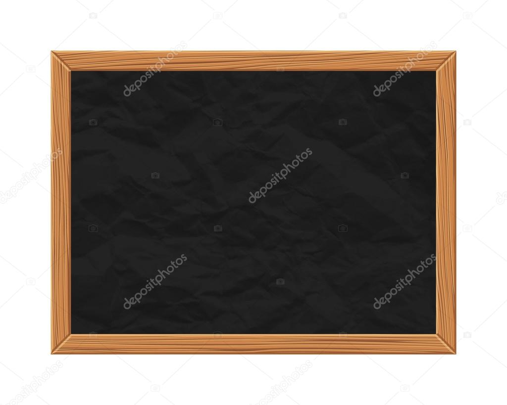 Black chalkboard
