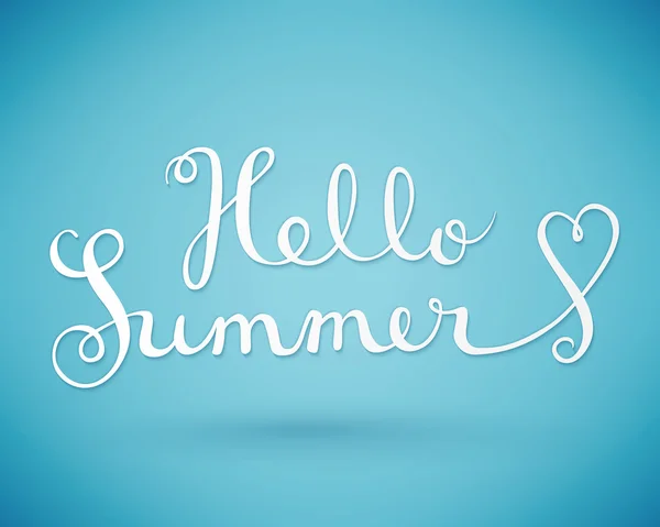 Hello summer — Stock Vector