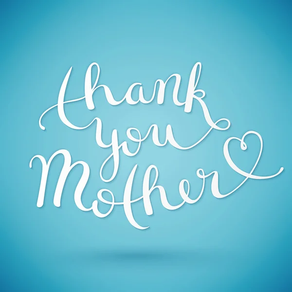 Thank you Mother — Stock Vector