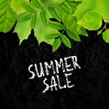 Yaz Satılık güzel kart