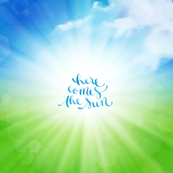 Güneş çizilmiş yazı geliyor