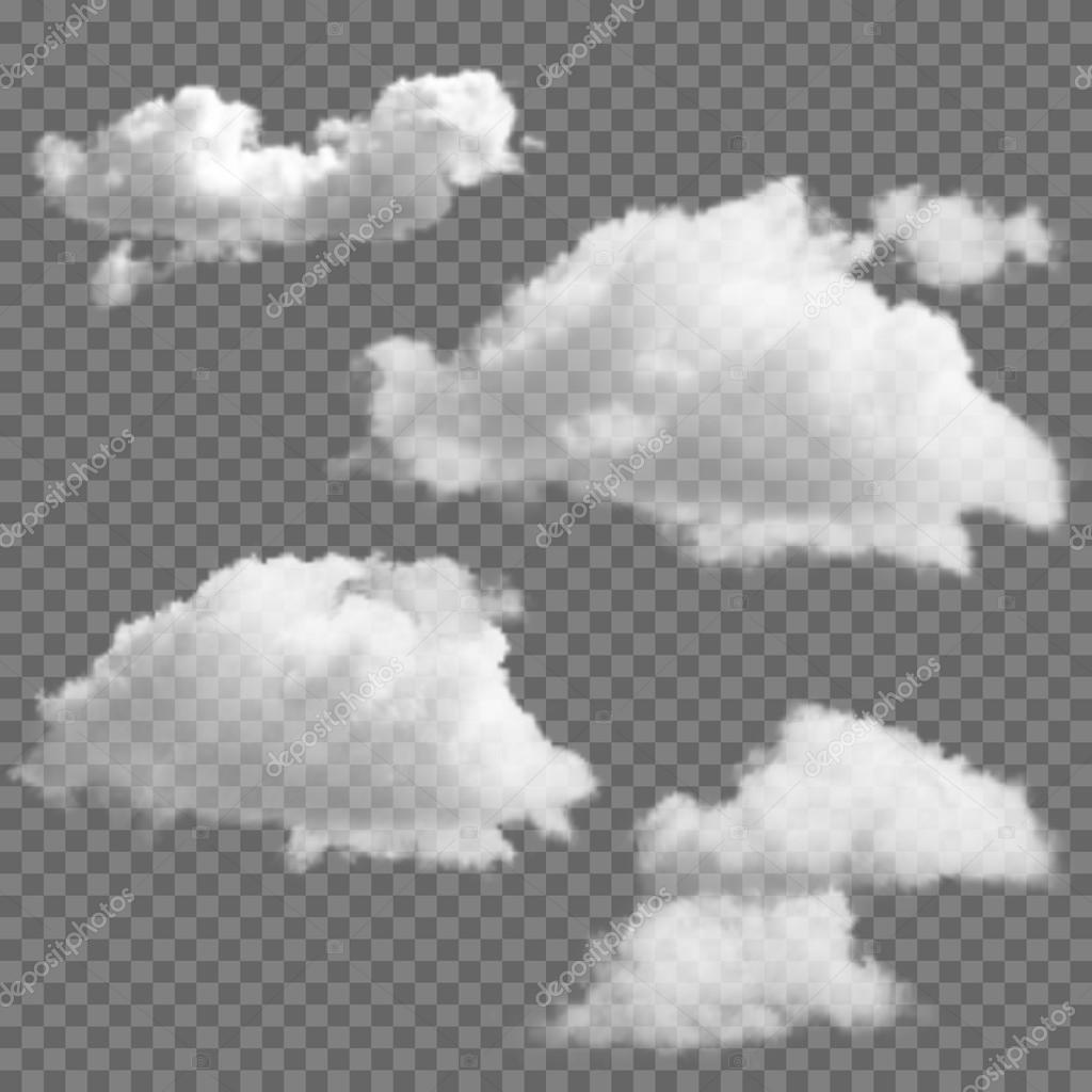 Set Of Transparent Clouds Vector Image By C Sunnysmilestock Vector Stock Set Of Transparent Clouds Vector Image By C Sunnysmilestock Vector Stock