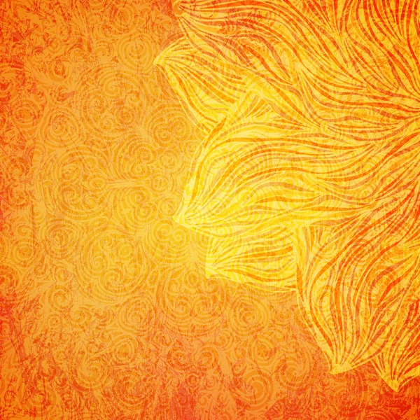 Leuchtend oranger Hintergrund — Stockvektor
