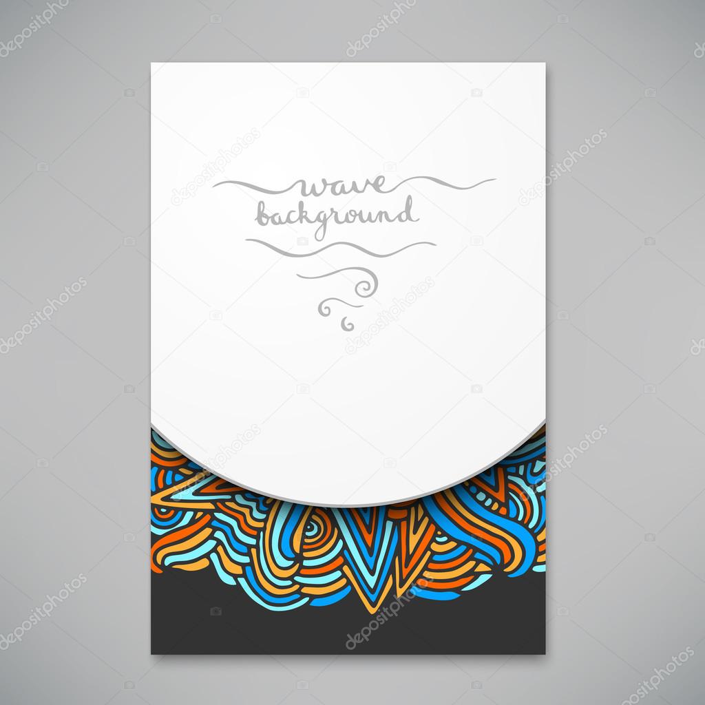 Beautiful card for invitation or announcement