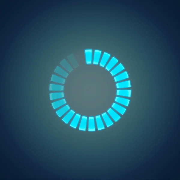 vektör parlayan preloader