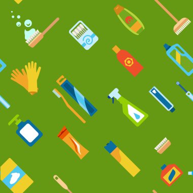 Sonsuz düz hijyen ve arka plan temizleme.