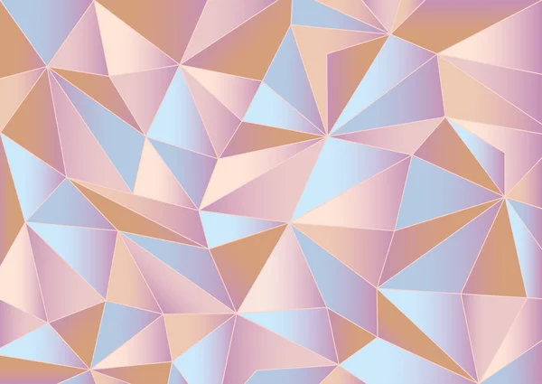 Abstract pink triangles 3d background — Stock Vector