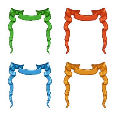 Hanedan renkli kurdeleler