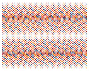 Retro lekeli arka plan bitiş değil