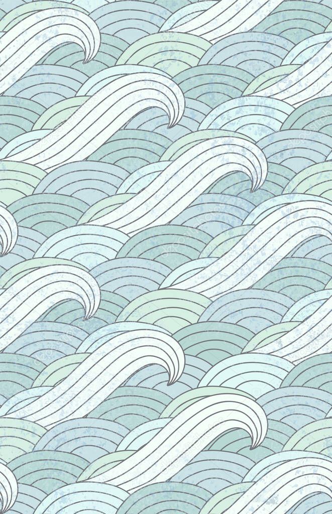 Waves pattern. Ocean. Water pattern.