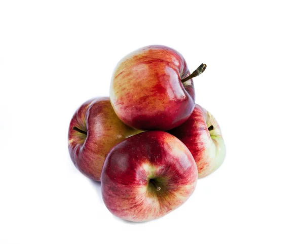 Apfel auf weißem Hintergrund — Stockfoto