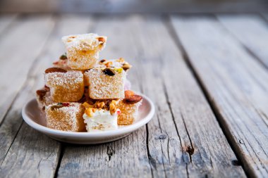 Türk lokumu arka plan