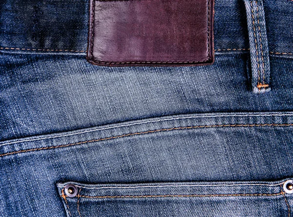 Des vêtements. poche jeans en gros plan — Photo