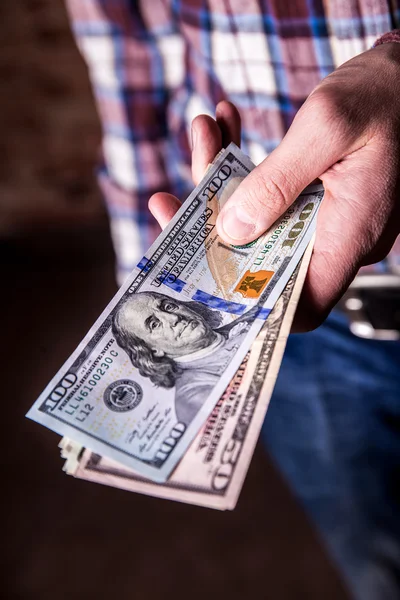 Business. money in hand — Stock Photo, Image