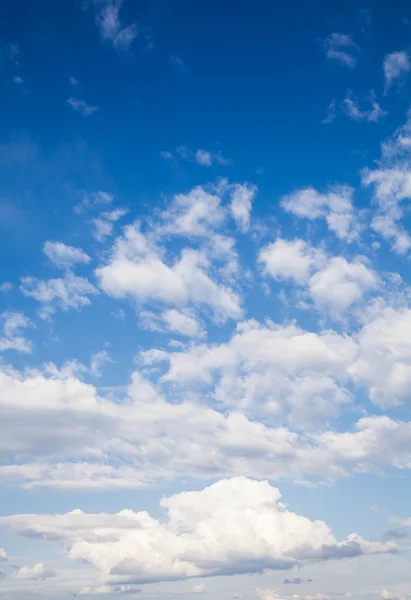 Blue sky with cloud closeup — Stock Photo, Image