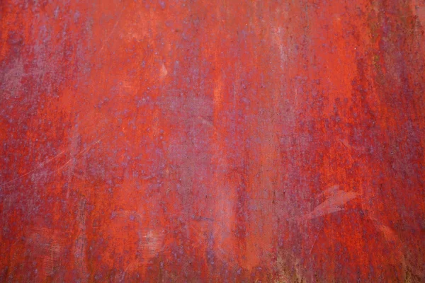 Background of old metal painted red — Stock Photo, Image