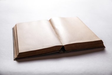 Gri izole boş broşür dergi