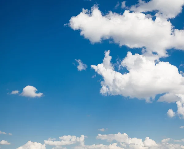 Blue sky with cloud closeup — Stock Photo, Image