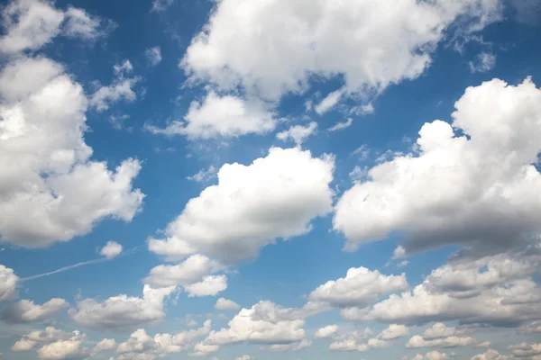 Blue sky with cloud closeup Royalty Free Stock Images