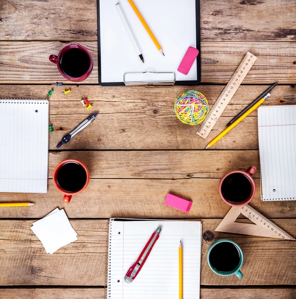 Conceito de colaboração em equipe. Planeamento empresarial — Fotografia de Stock