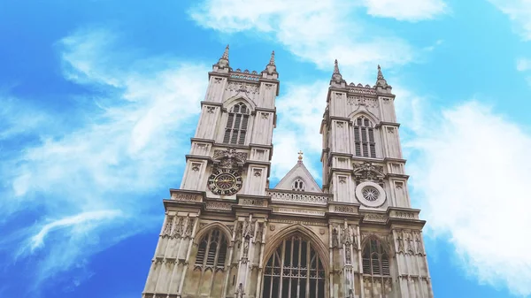 Westminster Abbey Low Angle View Collegiate Church Saint Peter Westminster — 스톡 사진