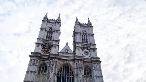 Nízkoúhlý Pohled Westminsterské Opatství Westminsteru Londýn Anglie Velká Británie — Stock fotografie