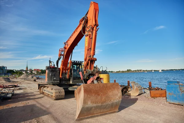 Pelles sur chantier — Photo