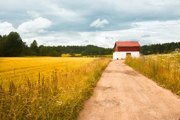 Countryside landscape in Vantaa — Stock Photo, Image