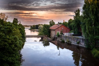 eski santral Vanhankaupunginkoski, Helsinki, Finlandiya
