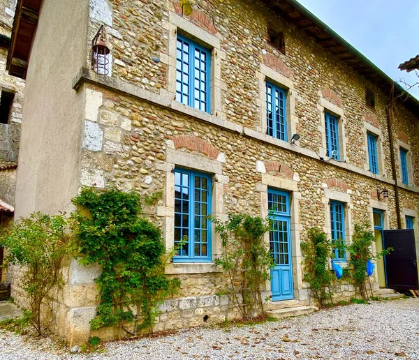 Encantador Pueblo Medieval Perouges Francia — Foto de Stock