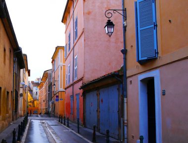 Fransa 'nın güneyindeki Aix-en-Provence' de geleneksel mimari