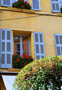 Fransa 'nın güneyindeki Aix-en-Provence' de geleneksel mimari