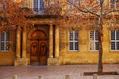 Fransa 'nın güneyindeki Aix-en-Provence' de güzel bir mimari