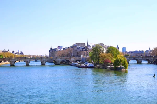 Prachtig Uitzicht Seine Parijs Ile Cite — Stockfoto