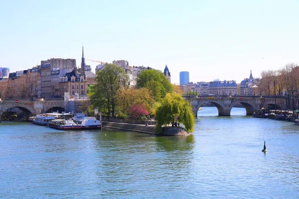 Bella Vista Sul Fiume Senna Parigi Ile Cite — Foto Stock