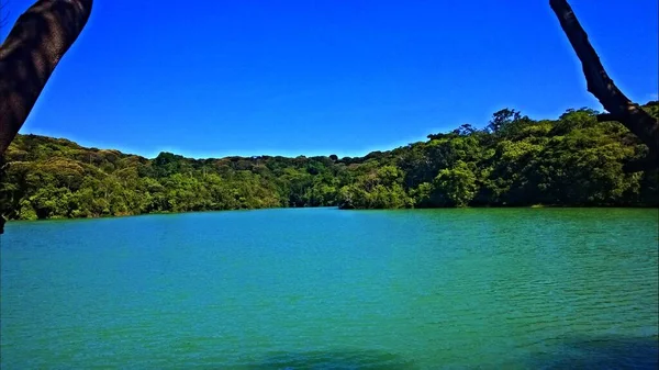 Bela Lagoa Azul Península Itamaraca Estado Pernambuco Brasil — Fotografia de Stock