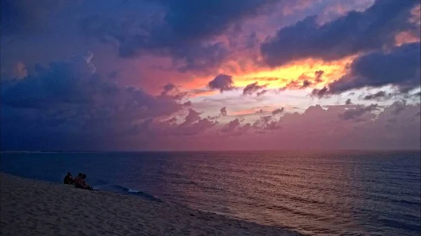 Pôr Sol Esplêndido Sunset Dune Jericoacoara — Fotografia de Stock