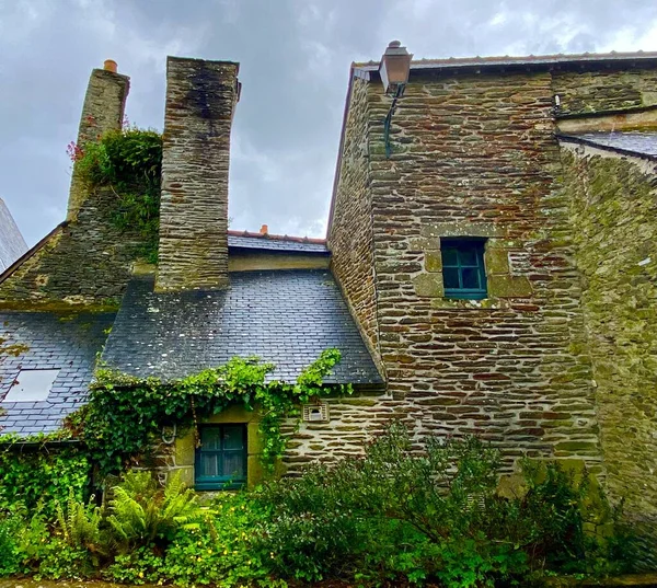 Rochefort Terre Одна Самых Красивых Деревень Франции Расположенная Бретани — стоковое фото