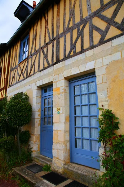 Charmant Village Reculé Bec Hellouin Qui Est Situé Dans Région — Photo