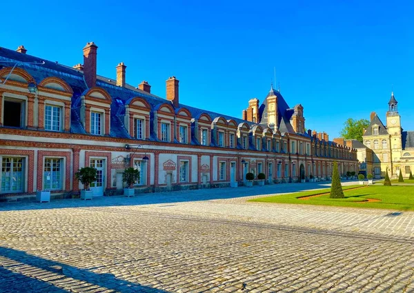Enorme Castillo Fontainebleau Francia —  Fotos de Stock