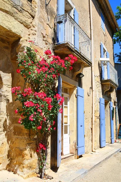 Une Journée Ensoleillée Dans Beau Village Ansouis Provence — Photo