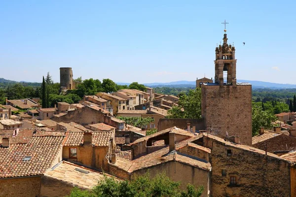 Vista Sobre Encantadora Aldeia Cucuron Provença — Fotografia de Stock