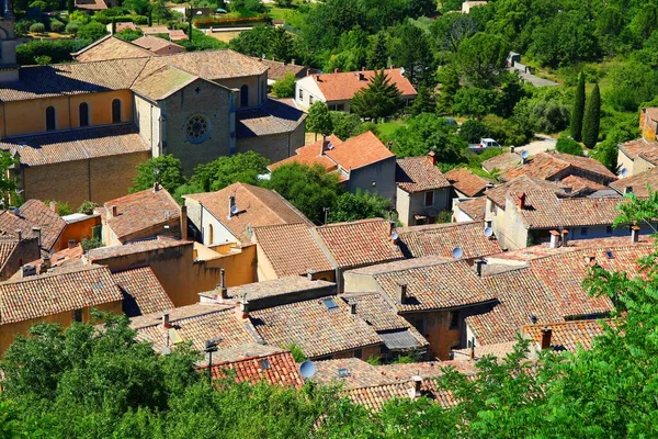 Encantadora Aldeia Empoleirada Bonnieux Área Luberon Sul França — Fotografia de Stock