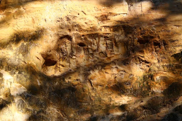 Colorado Provencal Cave Ocra Rustrel Nella Zona Del Luberon Provenza — Foto Stock