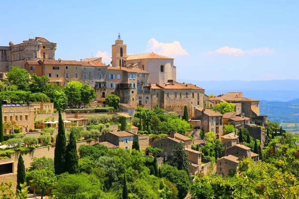 Gordes Vackraste Byarna Frankrike — Stockfoto