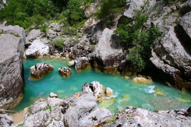 Fransa 'nın güneyindeki etkileyici Gorge du Verdon.